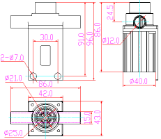 ZL38-25 沐足水泵平面图